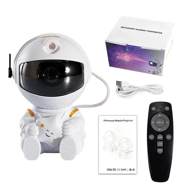 Astronauta Projetor de Estrelas Decoração Quarto - Tartaruga Shop