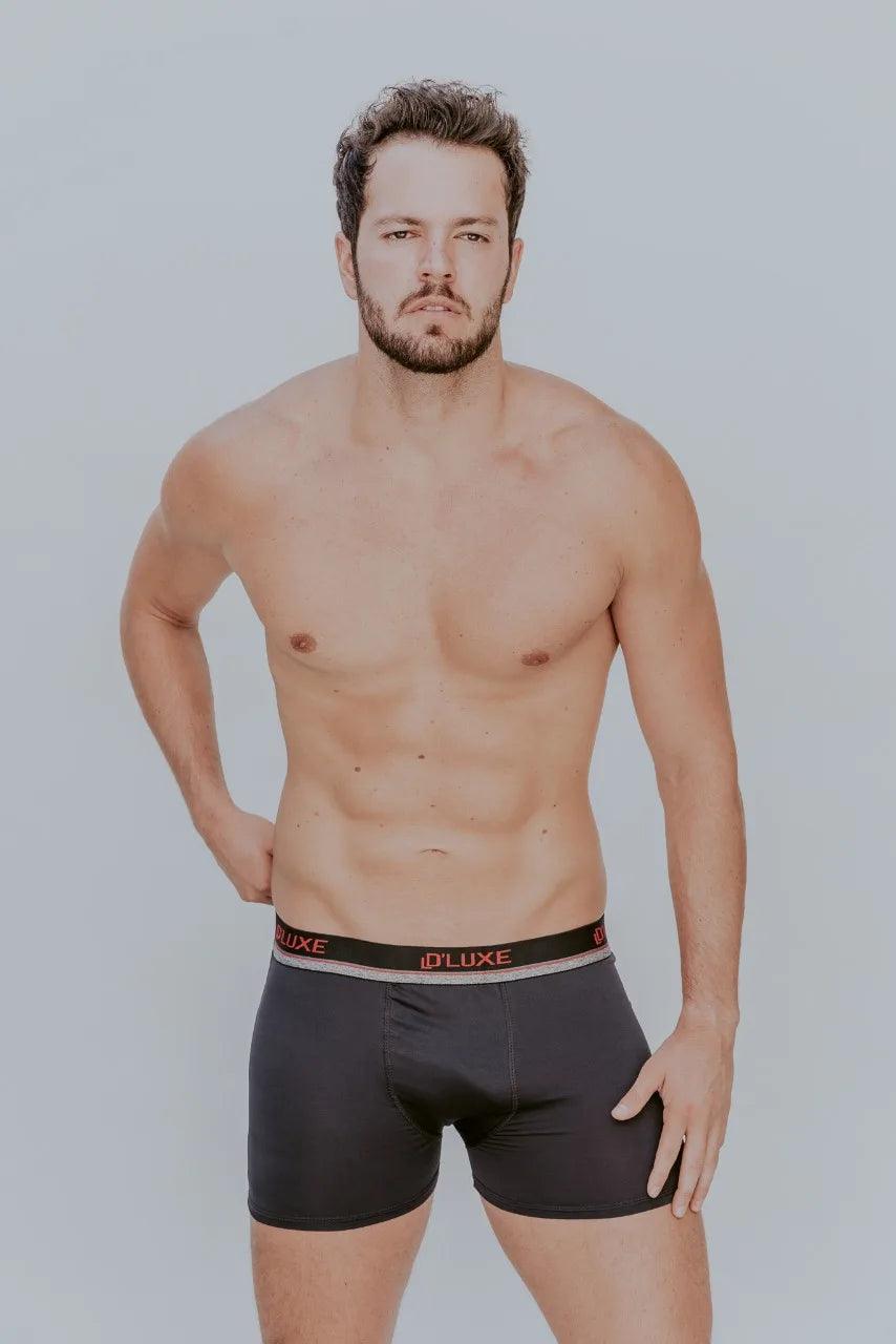 Kit 5 Cuecas Box Adulto Masculino Microfibra - Tartaruga Shop