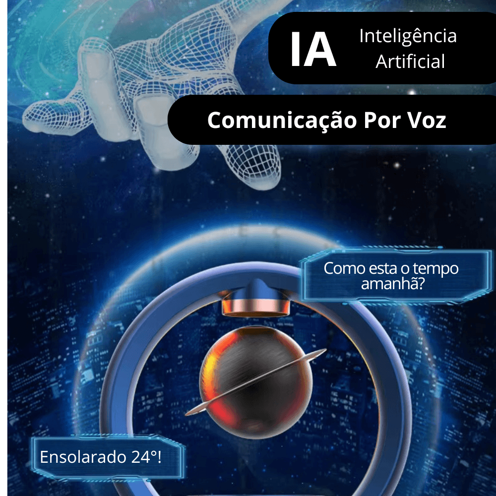 Levitação Magnética Com IA - Tartaruga Shop