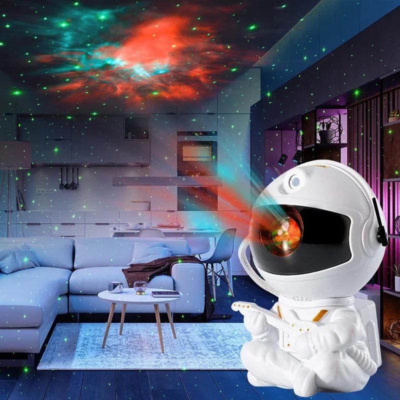Astronauta Projetor de Estrelas Decoração Quarto - Tartaruga Shop