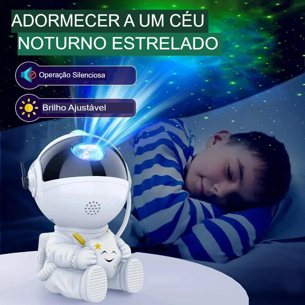 Astronauta Projetor de Estrelas Decoração Quarto - Tartaruga Shop