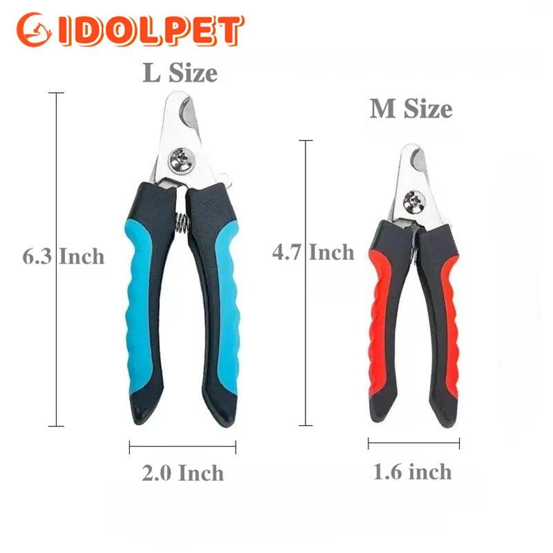 Cortador de Unhas Profissional Para Pet com Trava de Segurança, Tesoura de Aço Inoxidável, Gato e Cão Garra Cuidados - Tartaruga Shop