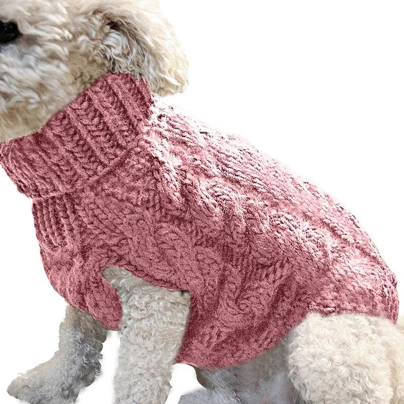 Suéteres de gola alta para animais, cães pequenos e médios - Tartaruga Shop