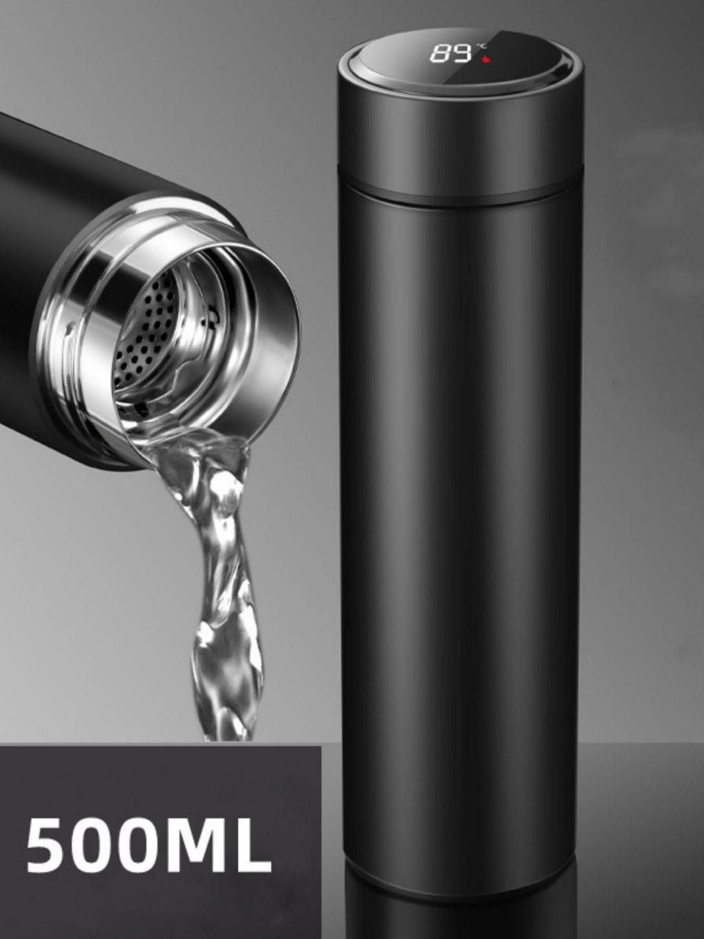 Garrafa Térmica Inox Inteligente Com Medidor De Temperatura - Tartaruga Shop