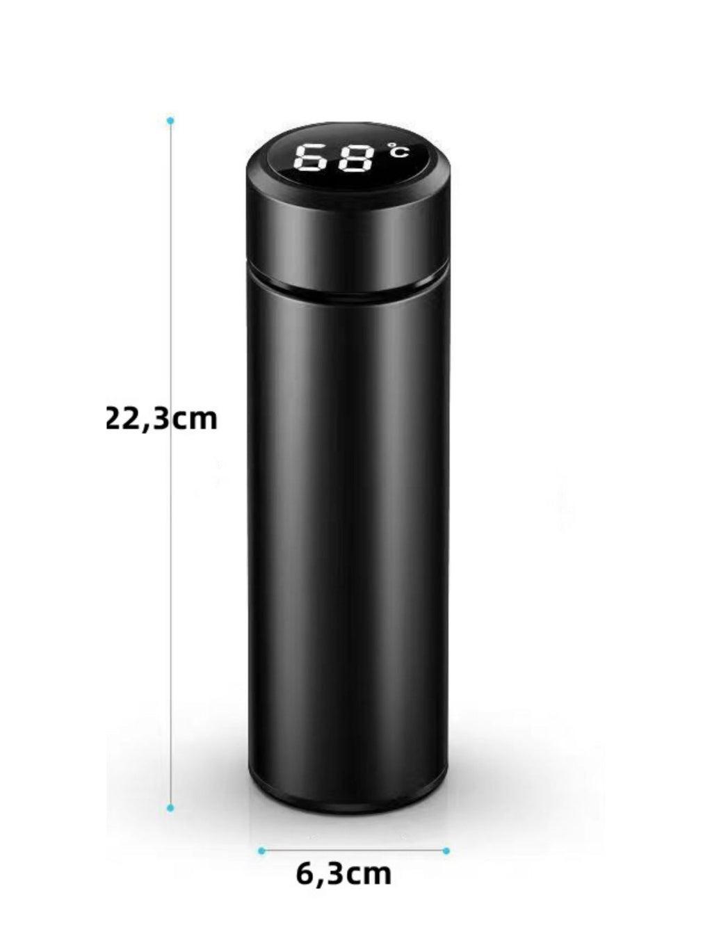 Garrafa Térmica Inox Inteligente Com Medidor De Temperatura - Tartaruga Shop