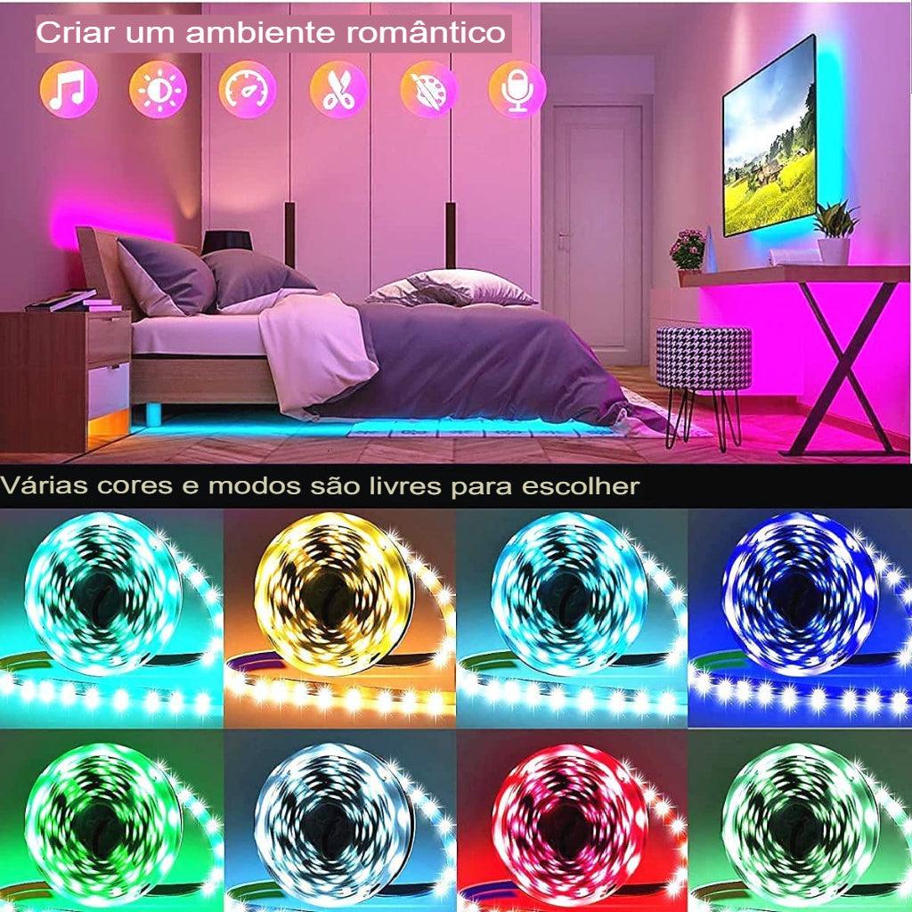 Fita LED USB RGB Para Tv, sala e cozinha. - Tartaruga Shop