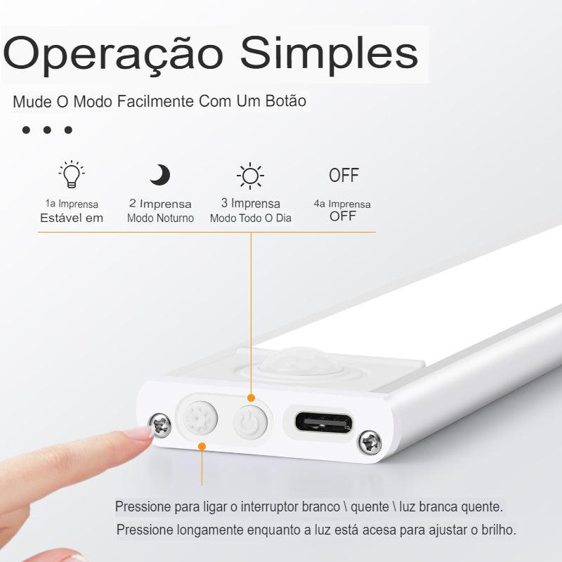 Luzes De Armário LED Ultra-Finas - Tartaruga Shop