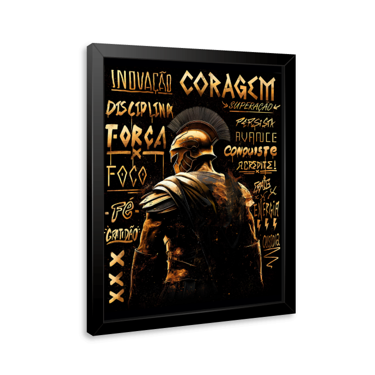 Quadro Decorativo Espartano - Tartaruga Shop