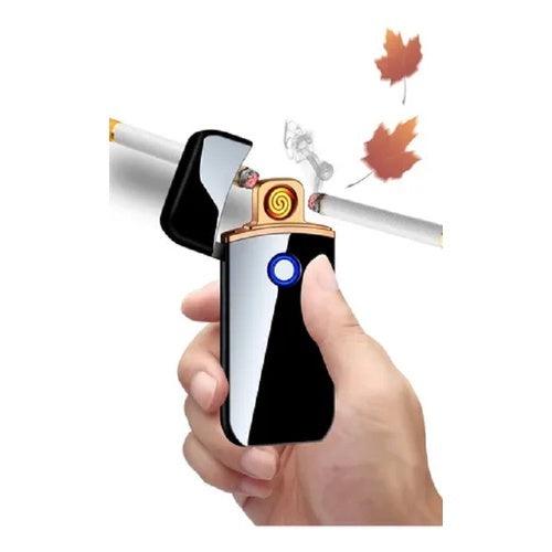 Isqueiro Elétrico Recarregável Usb Portátil Luxo - Tartaruga Shop
