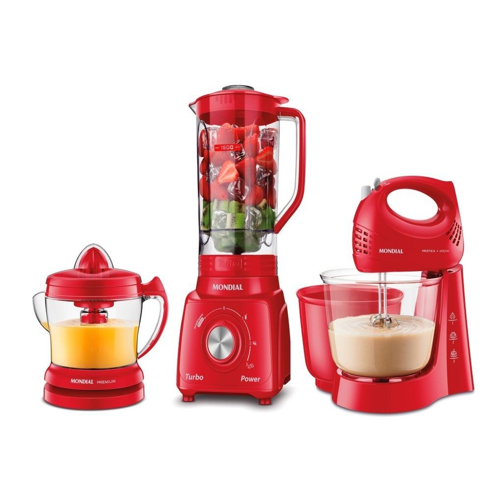 Kit Especial com Liquidificador + Espremedor e Batedeira -R Mondial - Tartaruga Shop