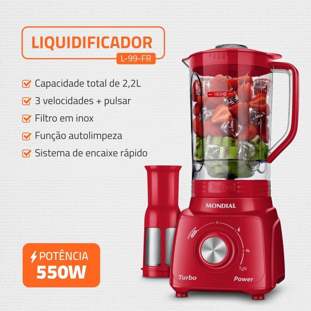 Kit Especial com Liquidificador + Espremedor e Batedeira -R Mondial - Tartaruga Shop