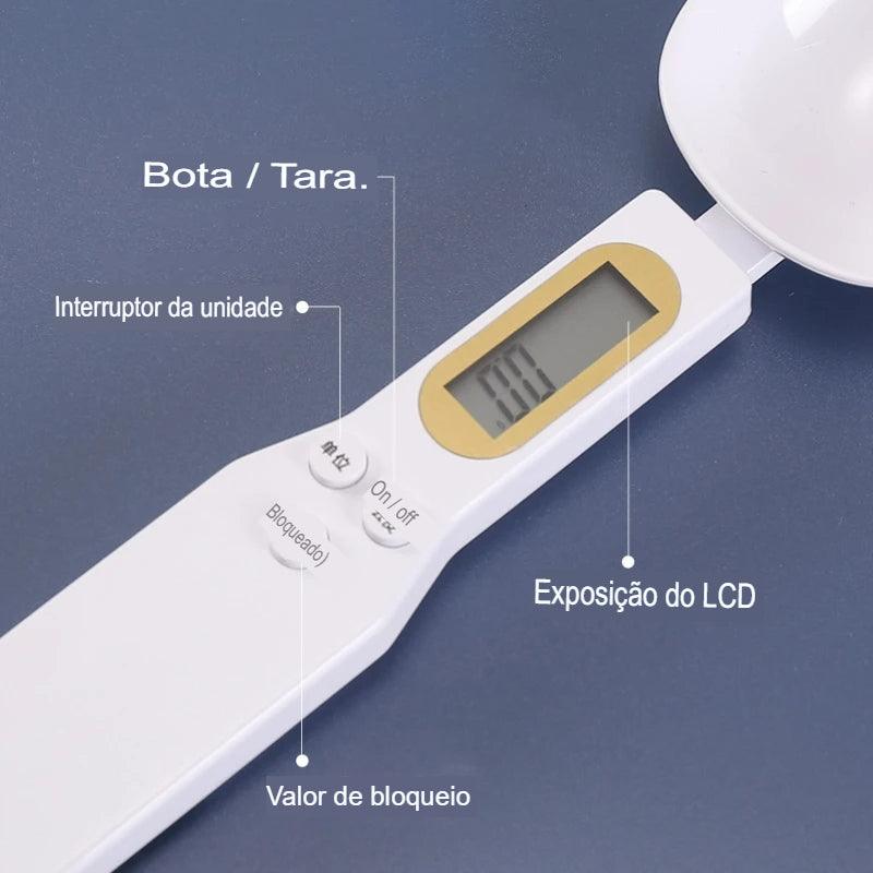 Colher Eletronica Para Medição de Condimentos - Tartaruga Shop