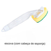 Escova De Limpeza Com Cabo Para Lavar Louça e Refil Dispensador De Sabão. - Tartaruga Shop