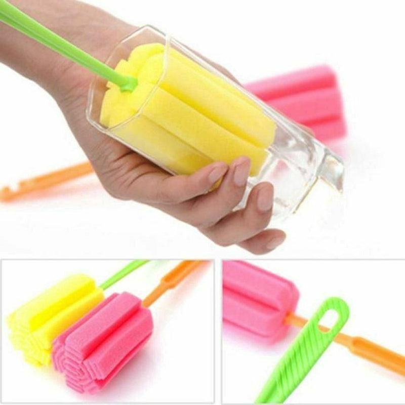 Escova com Esponja Macia para Limpeza de Copos - Tartaruga Shop