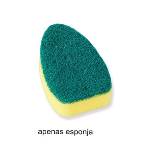 Escova De Limpeza Com Cabo Para Lavar Louça e Refil Dispensador De Sabão. - Tartaruga Shop