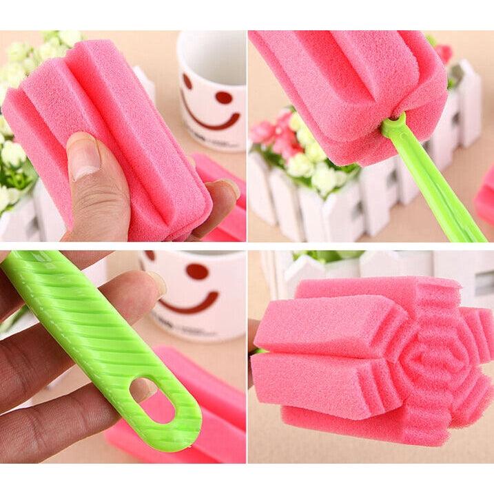 Escova com Esponja Macia para Limpeza de Copos - Tartaruga Shop