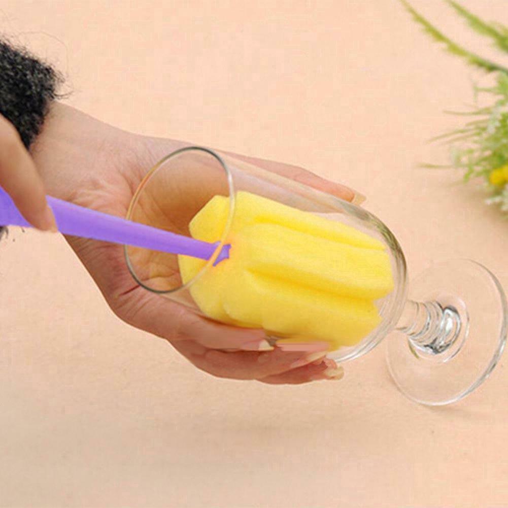 Escova com Esponja Macia para Limpeza de Copos - Tartaruga Shop