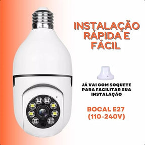 Câmera De Segurança Full Hd Visão Noturna Na Tomada - Tartaruga Shop