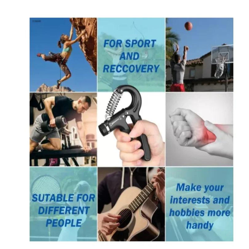 Hand Grip Mola Com Ajuste 5kg A 60kg Fisioterapia Anti-braço - Tartaruga Shop