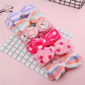 Faixa de Cabelo Para Maquiagem e Limpeza Facial Cores Aleatórias - Tartaruga Shop