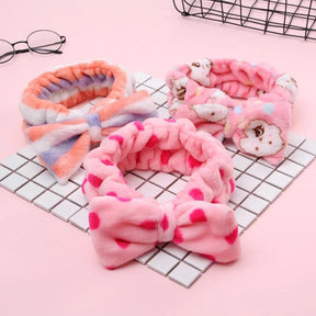 Faixa de Cabelo Para Maquiagem e Limpeza Facial Cores Aleatórias - Tartaruga Shop