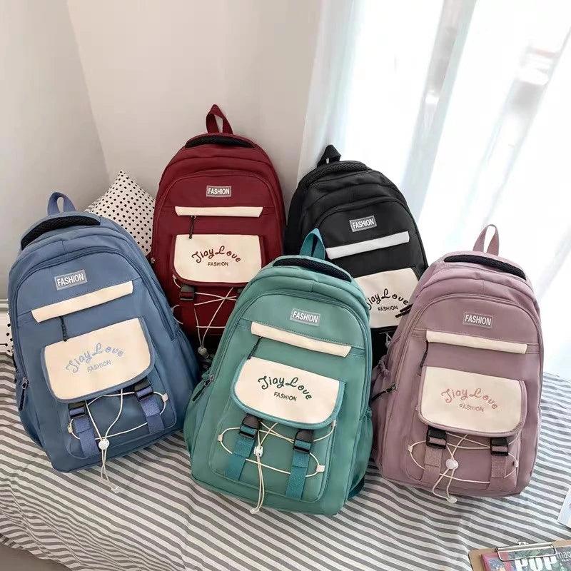 Bolsa escolar Impermeável Casual Feminina Moda Coreana - Tartaruga Shop