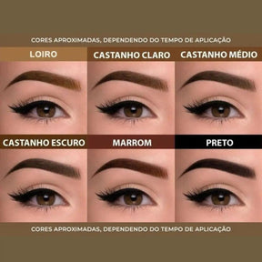 Henna Pó para Design de Sobrancelhas com Fixador - Makiaj - Tartaruga Shop