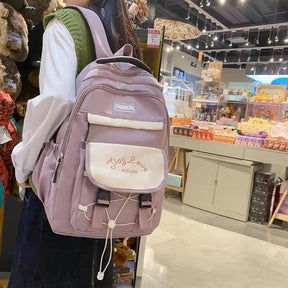 Bolsa escolar Impermeável Casual Feminina Moda Coreana - Tartaruga Shop