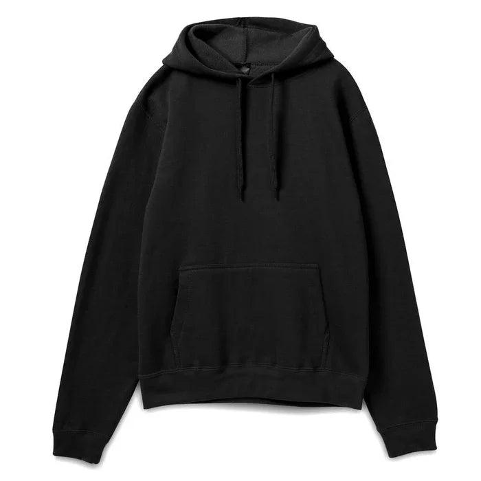 Moletom Masculino Preto Com Capuz Blusa de Frio Adulto Inverno Promoção - Tartaruga Shop