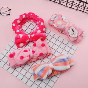 Faixa de Cabelo Para Maquiagem e Limpeza Facial Cores Aleatórias - Tartaruga Shop