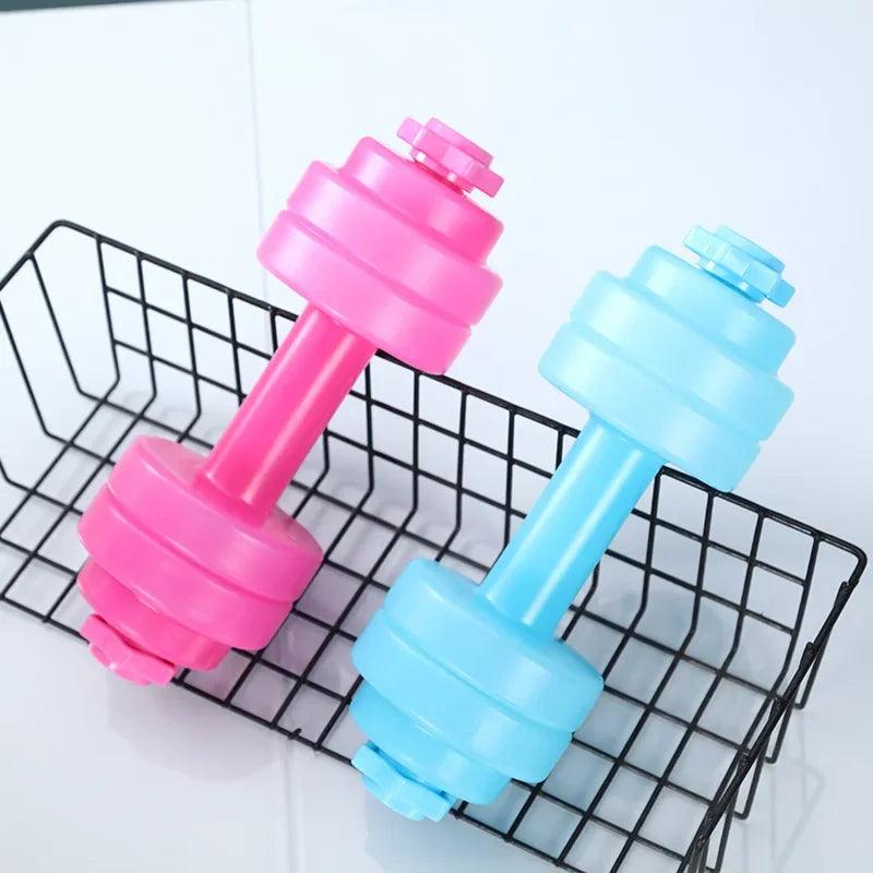 Garrafa de Água de Academia Formato de Peso Musculação Fitness - Tartaruga Shop
