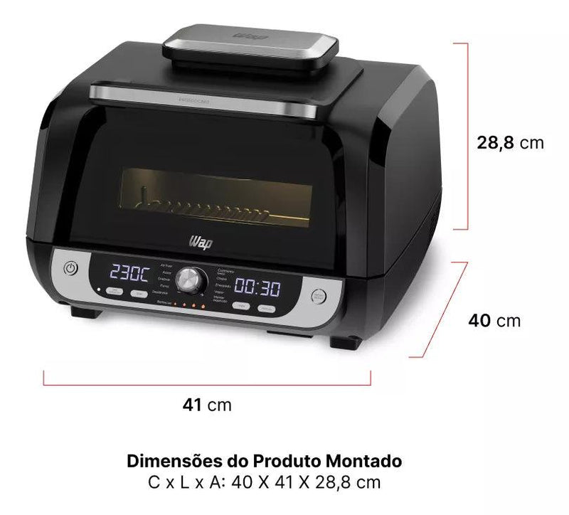Airfryer Wap Barbecue Digital - Tartaruga Shop