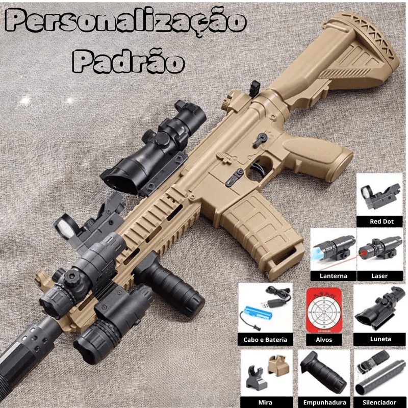 Brinquedo de Bolinhas de Gel Automático (SR-16) - Tartaruga Shop