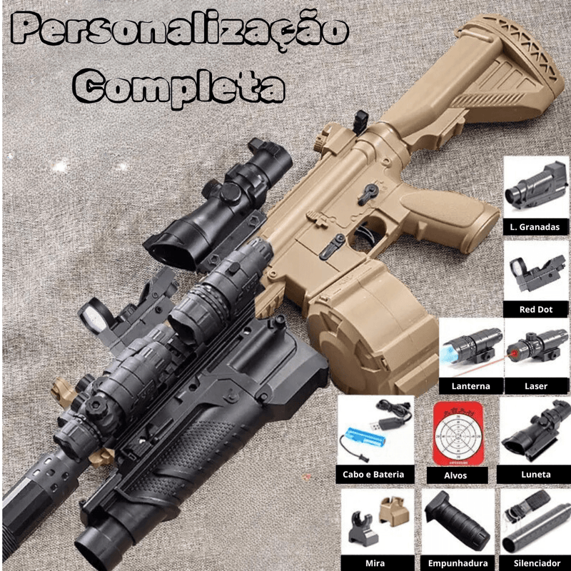 Brinquedo de Bolinhas de Gel Automático (SR-16) - Tartaruga Shop