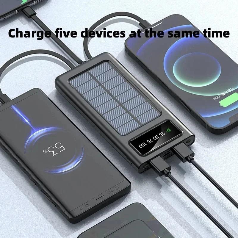 Carregador Portatil Xiaomi 20.000mAh Ultra Capacidade Carregamento Solar - Tartaruga Shop