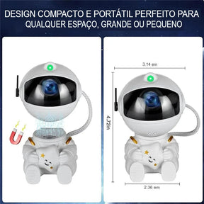 Astronauta Projetor de Estrelas Decoração Quarto - Tartaruga Shop
