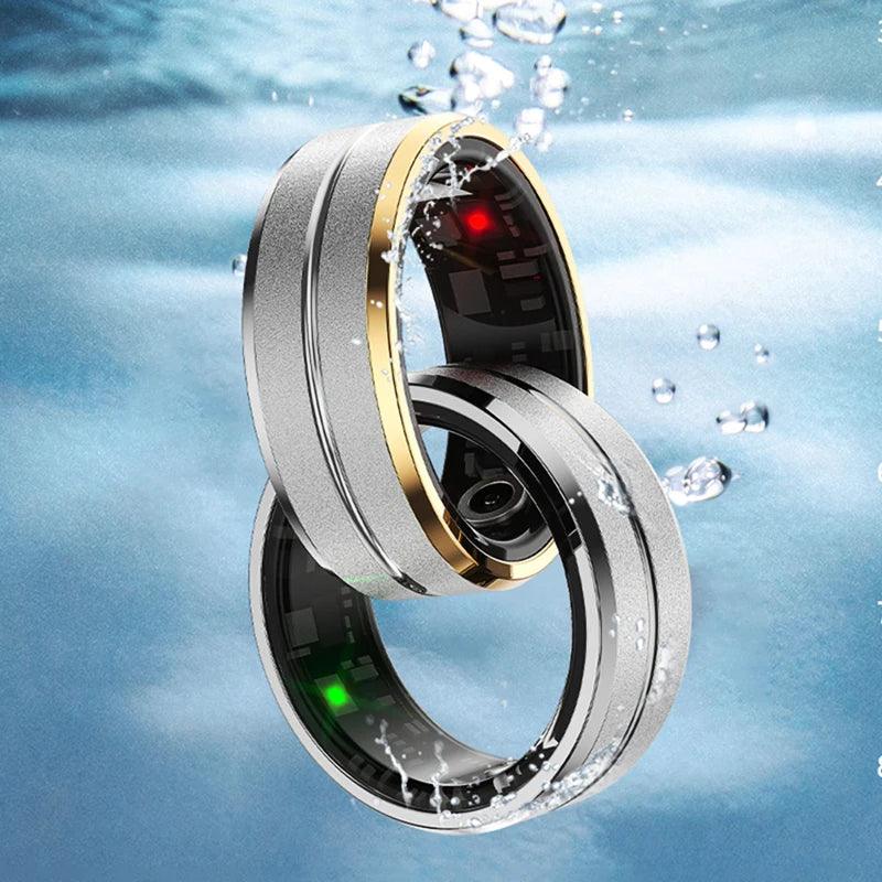 Anel inteligente Para Homem e Mulher, Frenquencia Cardiaca, Sangue, Oxigenio, Sono, Monitor de Saude, Esporte, Fitness. - Tartaruga Shop