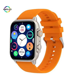 Relogio Inteligente 9 Ultra Masculino e Feminino Amoled, Frenquencia Cardiaca, Pressão Arterial, NFC, A Prova de Agua. - Tartaruga Shop