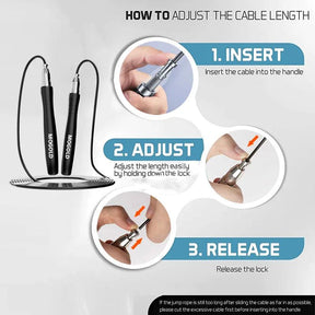 Corda de salto velocidade Crossfit, Ginásio profissional - Tartaruga Shop