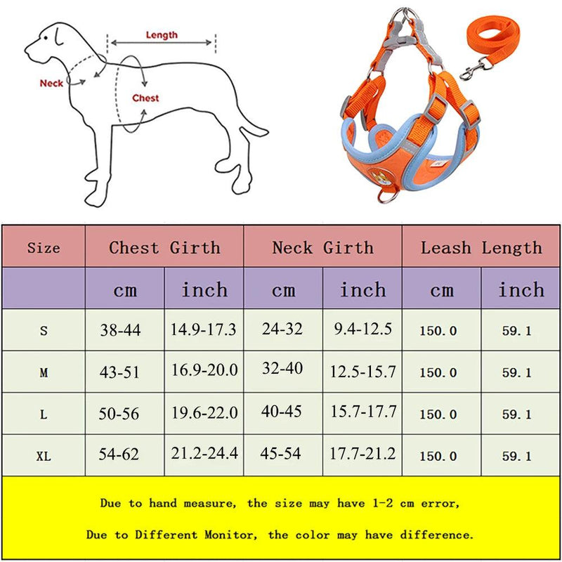Colete de Cachorro Ajustável e Reflexivo Para Cães Pequenos e Gatos - Tartaruga Shop