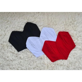 Cropped Corselet Bat Fin Fashion Blogger - Tartaruga Shop