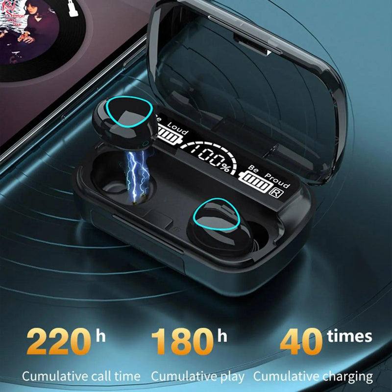 Fone de Ouvido TWS Sem Fio Bluetooth Com Microfone - Tartaruga Shop