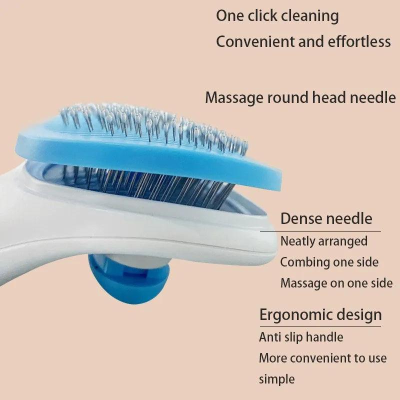 Removedor de Pelos, Escova para Cães, Pente de Gato, Cachorro e Gatinho, Ferramentas de Higiene - Tartaruga Shop