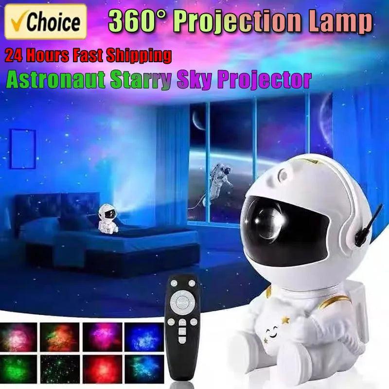 Astronauta Projetor de Estrelas Decoração Quarto - Tartaruga Shop