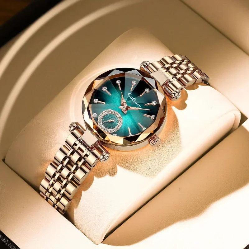 Relogio Feminino Pulso Quartzo Liga de Aço - Tartaruga Shop