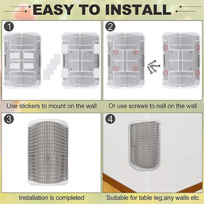 Massageador Cat Scratcher para animais de estimação - Tartaruga Shop