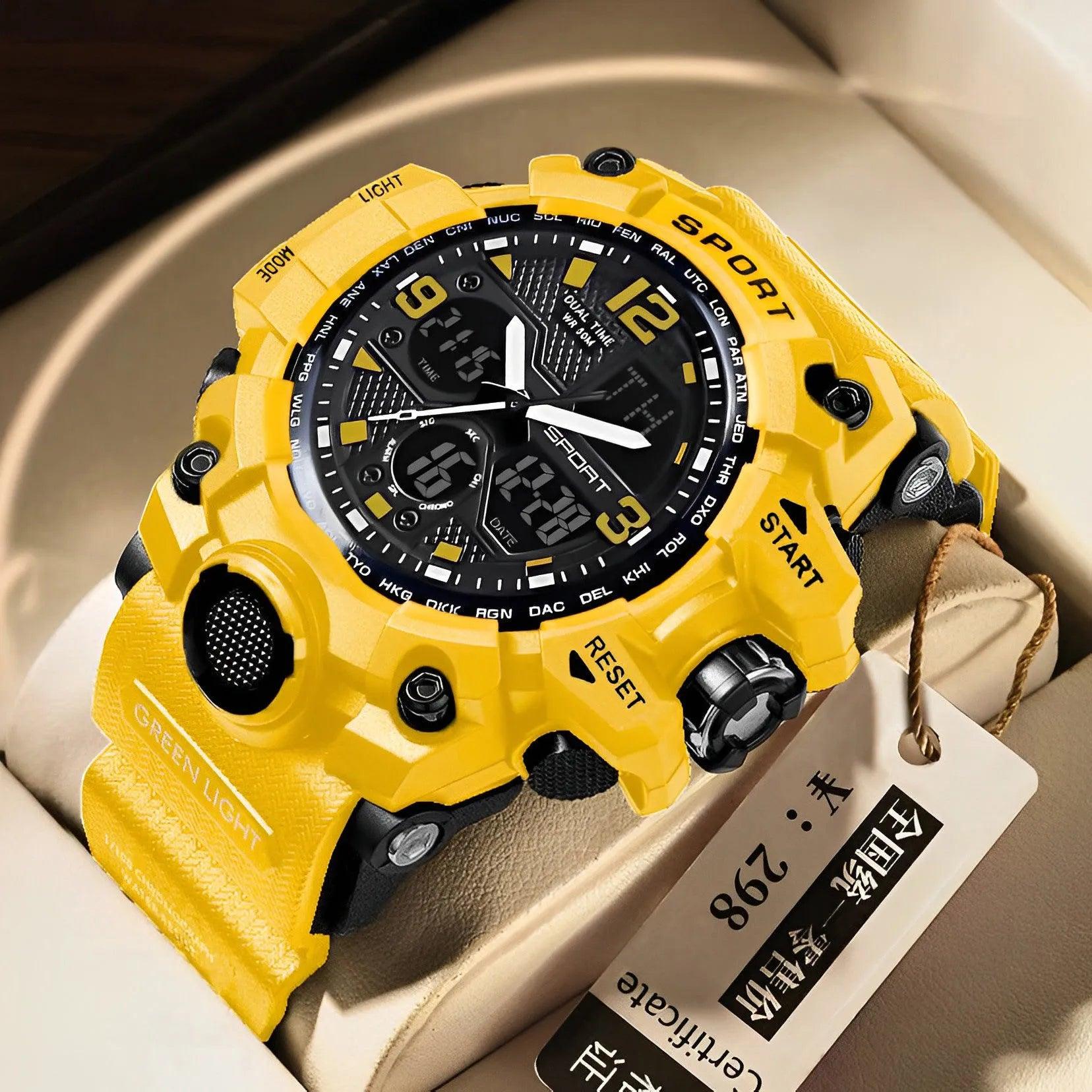 Relogio Digital Militar Masculino A Prova de Agua - Tartaruga Shop