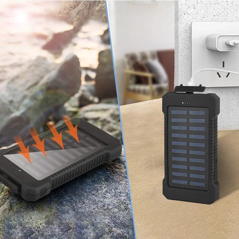 Carregador Portatil 20.000 mAh com Lanterna Carregamento Rapido A Prova de Agua - Tartaruga Shop