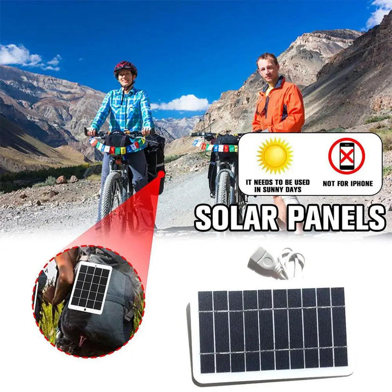 Carregador Solar Portatil Com Entrada USB - Tartaruga Shop