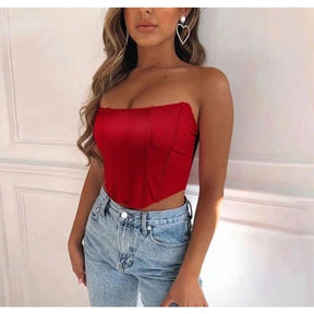 Cropped Corselet Bat Fin Fashion Blogger - Tartaruga Shop